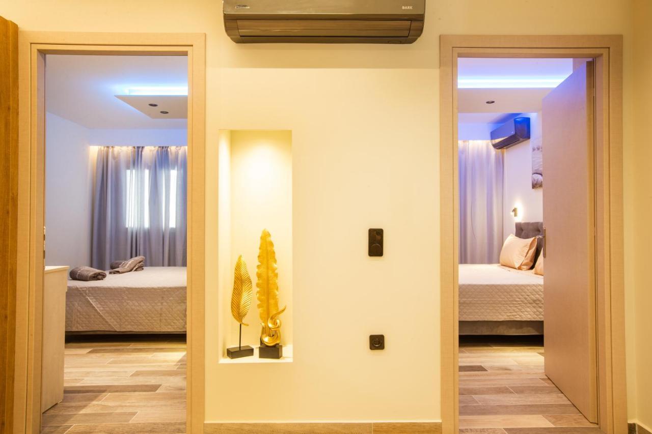 Black Rocks Family, Luxury Seafront Beach Maisonette Agios Gordios  Exterior foto