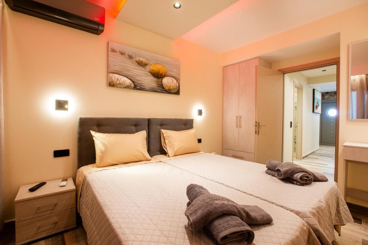 Black Rocks Family, Luxury Seafront Beach Maisonette Agios Gordios  Exterior foto
