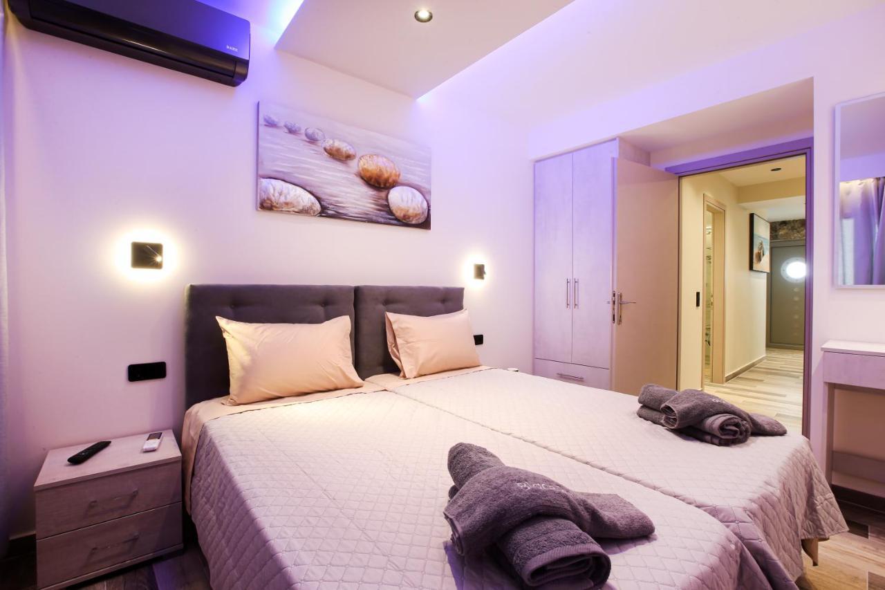 Black Rocks Family, Luxury Seafront Beach Maisonette Agios Gordios  Exterior foto